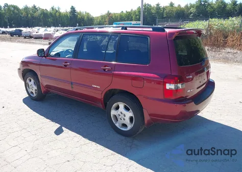 2007 Toyota Highlander Limited V6 из США, поврежденный, VIN JTEEP21A770201291